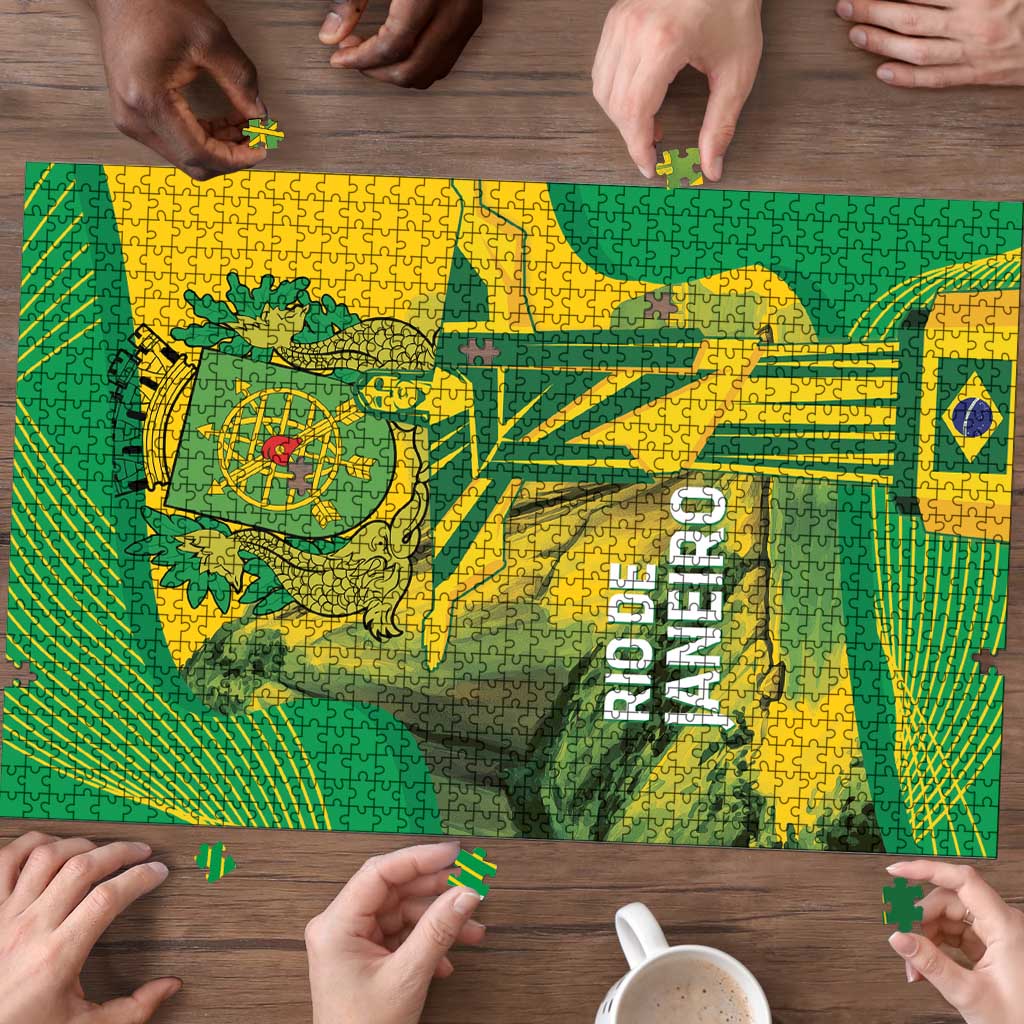 Rio de Janeiro Brazil Puzzle Christ the Redeemer Mix Sugarloaf Mountain - Wonder Print Shop