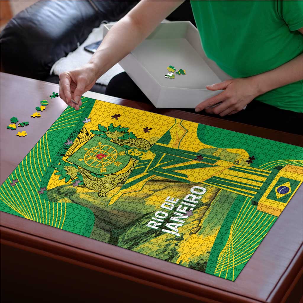 Rio de Janeiro Brazil Puzzle Christ the Redeemer Mix Sugarloaf Mountain - Wonder Print Shop