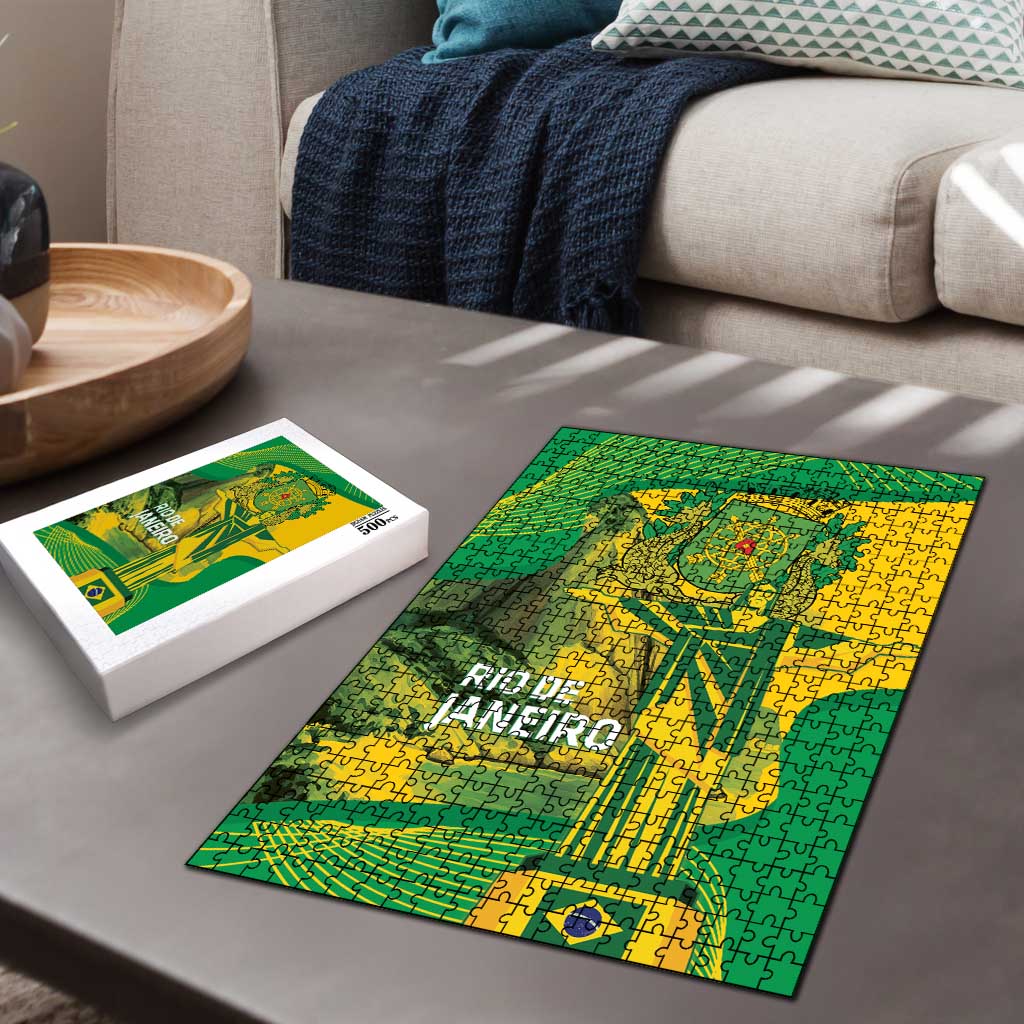 Rio de Janeiro Brazil Puzzle Christ the Redeemer Mix Sugarloaf Mountain - Wonder Print Shop