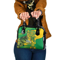 Rio de Janeiro Brazil Shoulder Handbag Christ the Redeemer Mix Sugarloaf Mountain - Wonder Print Shop