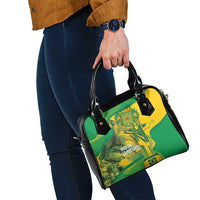 Rio de Janeiro Brazil Shoulder Handbag Christ the Redeemer Mix Sugarloaf Mountain - Wonder Print Shop