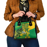 Rio de Janeiro Brazil Shoulder Handbag Christ the Redeemer Mix Sugarloaf Mountain - Wonder Print Shop