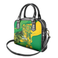 Rio de Janeiro Brazil Shoulder Handbag Christ the Redeemer Mix Sugarloaf Mountain - Wonder Print Shop