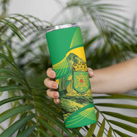 Rio de Janeiro Brazil Skinny Tumbler Christ the Redeemer Mix Sugarloaf Mountain - Wonder Print Shop