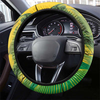 Rio de Janeiro Brazil Steering Wheel Cover Christ the Redeemer Mix Sugarloaf Mountain - Wonder Print Shop