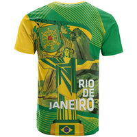 Rio de Janeiro Brazil T Shirt Christ the Redeemer Mix Sugarloaf Mountain - Wonder Print Shop