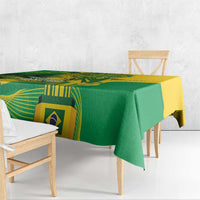 Rio de Janeiro Brazil Tablecloth Christ the Redeemer Mix Sugarloaf Mountain - Wonder Print Shop