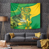 Rio de Janeiro Brazil Tapestry Christ the Redeemer Mix Sugarloaf Mountain - Wonder Print Shop