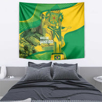 Rio de Janeiro Brazil Tapestry Christ the Redeemer Mix Sugarloaf Mountain - Wonder Print Shop