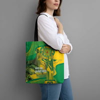 Rio de Janeiro Brazil Tote Bag Christ the Redeemer Mix Sugarloaf Mountain - Wonder Print Shop