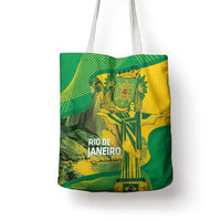Rio de Janeiro Brazil Tote Bag Christ the Redeemer Mix Sugarloaf Mountain - Wonder Print Shop