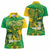 Rio de Janeiro Brazil Women Polo Shirt Christ the Redeemer Mix Sugarloaf Mountain - Wonder Print Shop