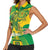 Rio de Janeiro Brazil Women Sleeveless Polo Shirt Christ the Redeemer Mix Sugarloaf Mountain - Wonder Print Shop