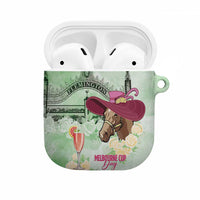 Australia Cup Melbourne Horse Racing AirPods Case Hats Heels & Horseshoes Yellow Roses - Wonder Print Shop