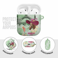 Australia Cup Melbourne Horse Racing AirPods Case Hats Heels & Horseshoes Yellow Roses - Wonder Print Shop