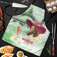 Australia Cup Melbourne Horse Racing Apron Hats Heels & Horseshoes Yellow Roses - Wonder Print Shop