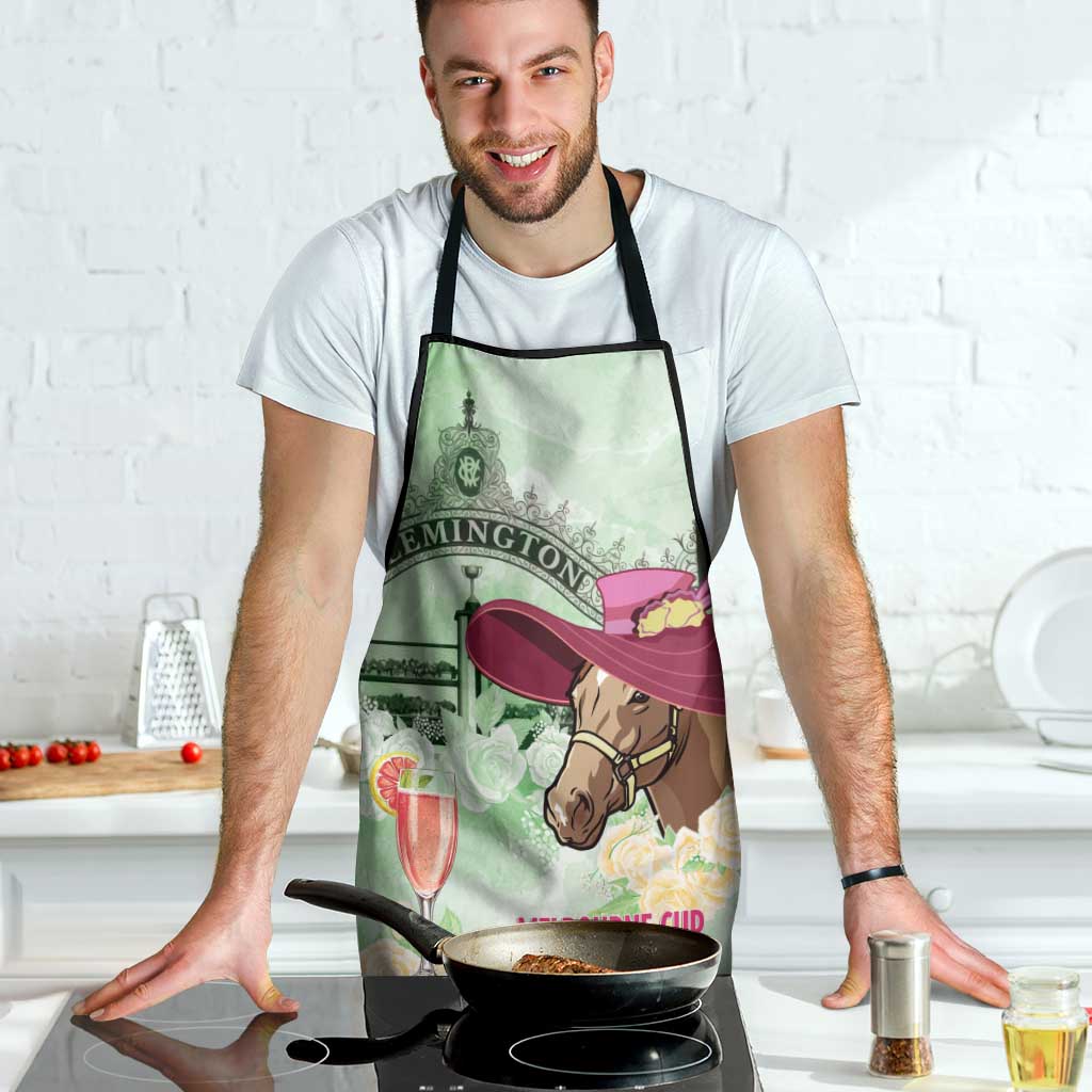 Australia Cup Melbourne Horse Racing Apron Hats Heels & Horseshoes Yellow Roses - Wonder Print Shop