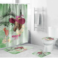 Australia Cup Melbourne Horse Racing Bathroom Set Hats Heels & Horseshoes Yellow Roses - Wonder Print Shop