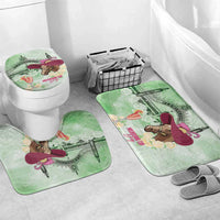 Australia Cup Melbourne Horse Racing Bathroom Set Hats Heels & Horseshoes Yellow Roses - Wonder Print Shop