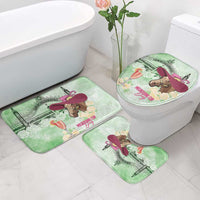 Australia Cup Melbourne Horse Racing Bathroom Set Hats Heels & Horseshoes Yellow Roses - Wonder Print Shop