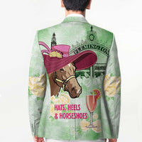 Australia Cup Melbourne Horse Racing Blazer Hats Heels & Horseshoes Yellow Roses - Wonder Print Shop