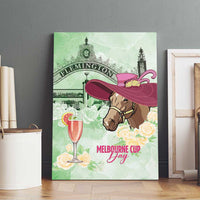 Australia Cup Melbourne Horse Racing Canvas Wall Art Hats Heels & Horseshoes Yellow Roses - Wonder Print Shop