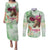 Australia Cup Melbourne Horse Racing Couples Matching Puletasi and Long Sleeve Button Shirt Hats Heels & Horseshoes Yellow Roses - Wonder Print Shop