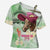 Australia Cup Melbourne Horse Racing Cross Shoulder Shirt Hats Heels & Horseshoes Yellow Roses - Wonder Print Shop