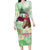 Australia Cup Melbourne Horse Racing Family Matching Long Sleeve Bodycon Dress and Hawaiian Shirt Hats Heels & Horseshoes Yellow Roses - Wonder Print Shop
