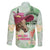 Australia Cup Melbourne Horse Racing Family Matching Off Shoulder Short Dress and Hawaiian Shirt Hats Heels & Horseshoes Yellow Roses - Wonder Print Shop