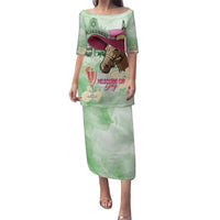 Australia Cup Melbourne Horse Racing Family Matching Puletasi and Hawaiian Shirt Hats Heels & Horseshoes Yellow Roses - Wonder Print Shop