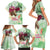 Australia Cup Melbourne Horse Racing Family Matching Short Sleeve Bodycon Dress and Hawaiian Shirt Hats Heels & Horseshoes Yellow Roses - Wonder Print Shop