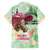 Australia Cup Melbourne Horse Racing Family Matching Summer Maxi Dress and Hawaiian Shirt Hats Heels & Horseshoes Yellow Roses - Wonder Print Shop