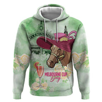Australia Cup Melbourne Horse Racing Hoodie Hats Heels & Horseshoes Yellow Roses - Wonder Print Shop