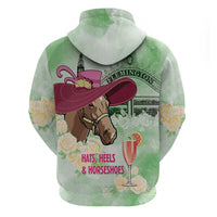 Australia Cup Melbourne Horse Racing Hoodie Hats Heels & Horseshoes Yellow Roses - Wonder Print Shop