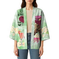 Australia Cup Melbourne Horse Racing Kimono Hats Heels & Horseshoes Yellow Roses - Wonder Print Shop