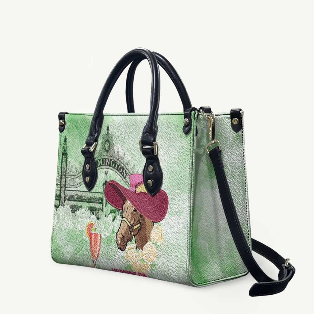 Australia Cup Melbourne Horse Racing Leather Bag Hats Heels & Horseshoes Yellow Roses - Wonder Print Shop