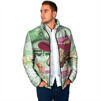 Australia Cup Melbourne Horse Racing Padded Jacket Hats Heels & Horseshoes Yellow Roses - Wonder Print Shop