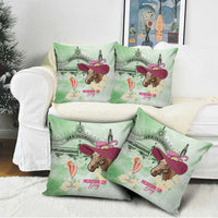 Australia Cup Melbourne Horse Racing Pillow Cover Hats Heels & Horseshoes Yellow Roses - Wonder Print Shop