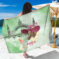 Australia Cup Melbourne Horse Racing Sarong Hats Heels & Horseshoes Yellow Roses - Wonder Print Shop