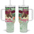 Australia Cup Melbourne Horse Racing Tumbler With Handle Hats Heels & Horseshoes Yellow Roses - Wonder Print Shop