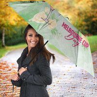 Australia Cup Melbourne Horse Racing Umbrella Hats Heels & Horseshoes Yellow Roses - Wonder Print Shop