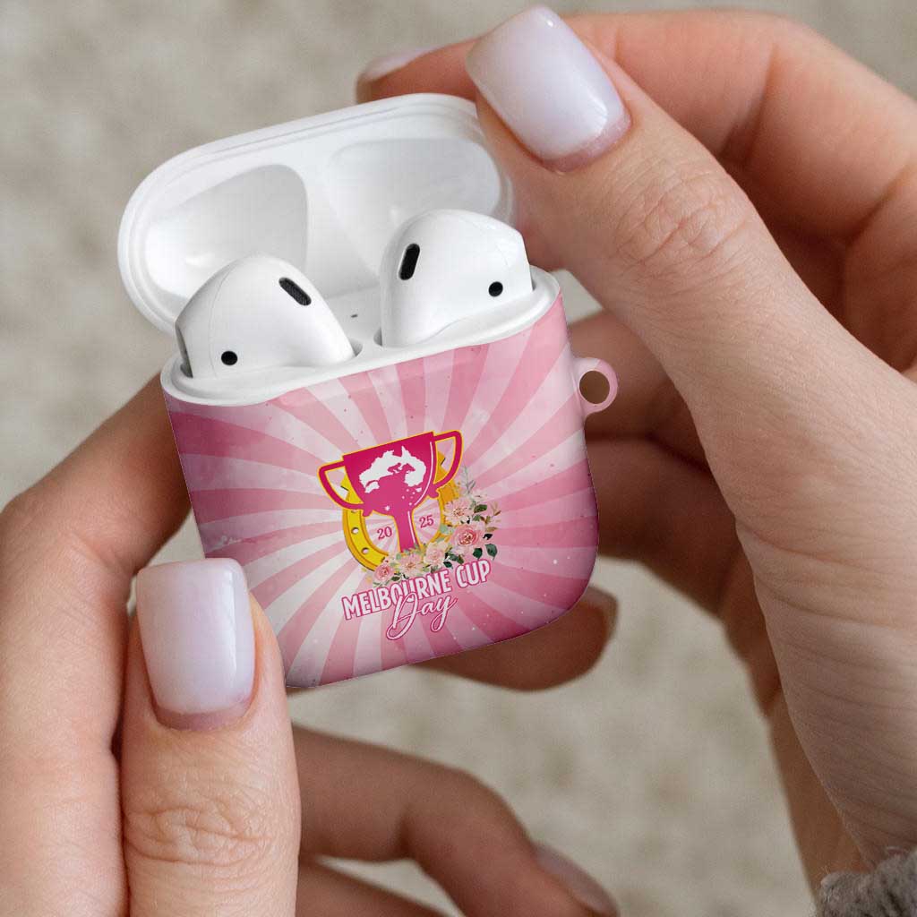 Australia Cup Melbourne Horse Racing AirPods Case 2025 Champion Trophy With Horseshoe - Wonder Print Shop