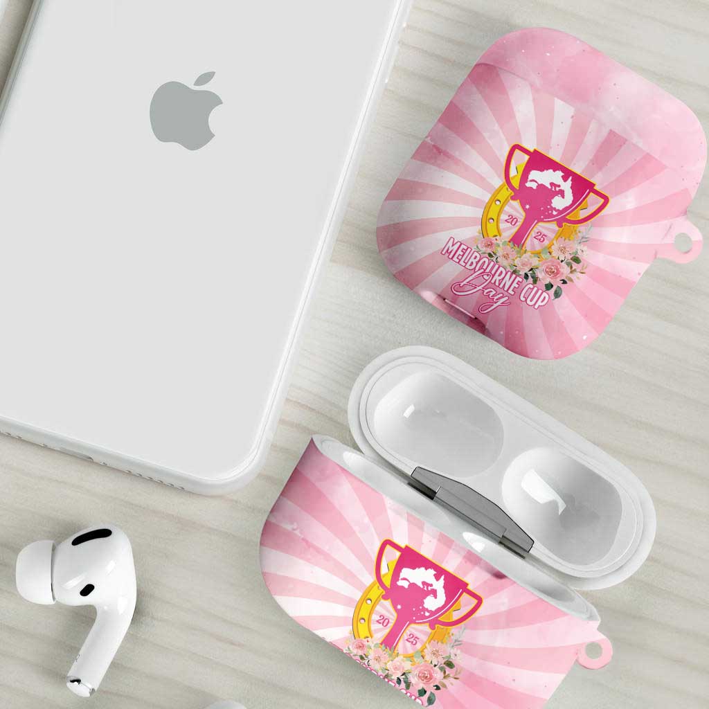 Australia Cup Melbourne Horse Racing AirPods Case 2025 Champion Trophy With Horseshoe - Wonder Print Shop