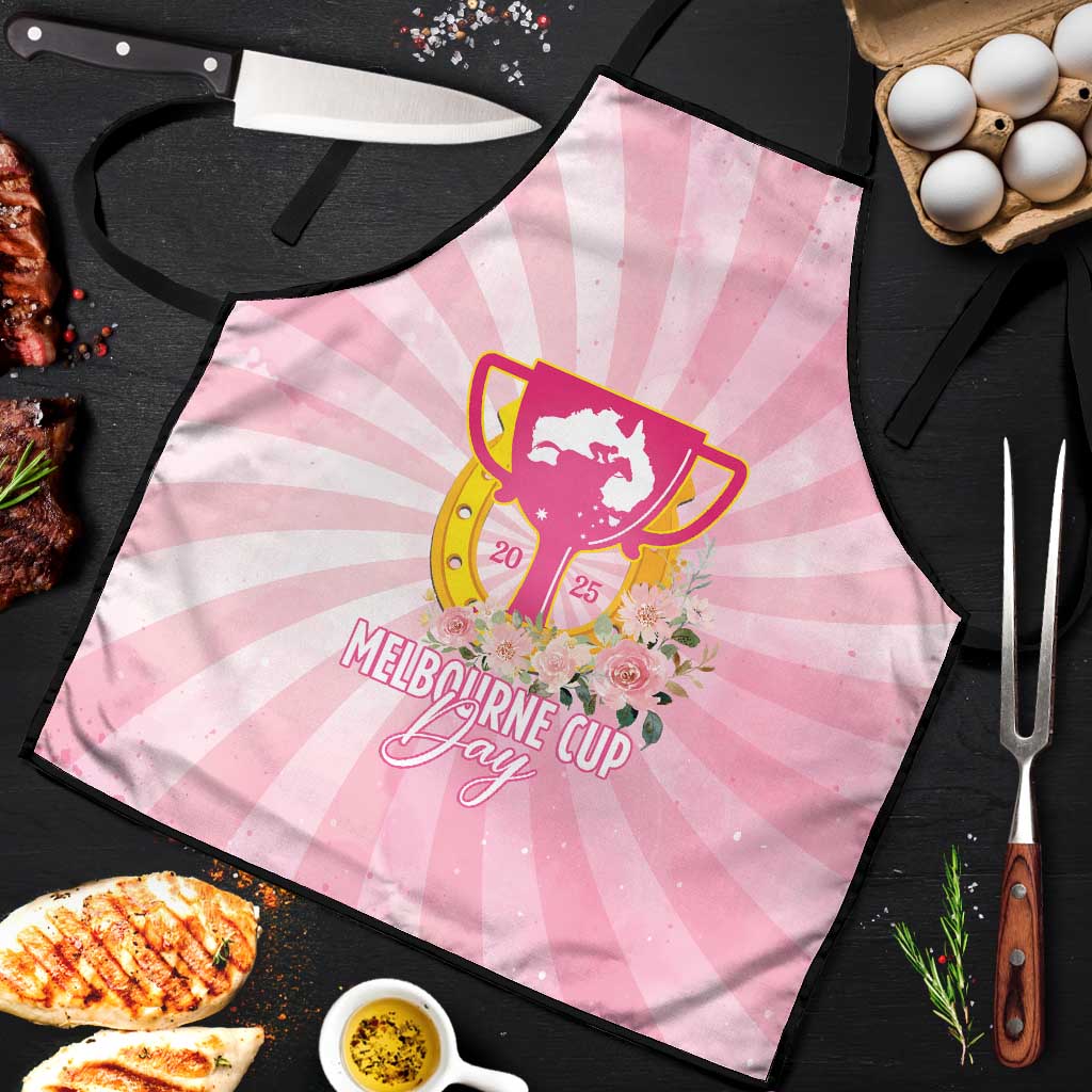 Australia Cup Melbourne Horse Racing Apron 2025 Champion Trophy With Horseshoe - Wonder Print Shop