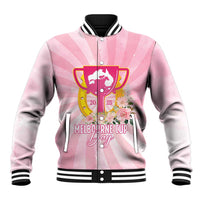 Australia Cup Melbourne Horse Racing Baseball Jacket 2025 Champion Trophy With Horseshoe - Wonder Print Shop