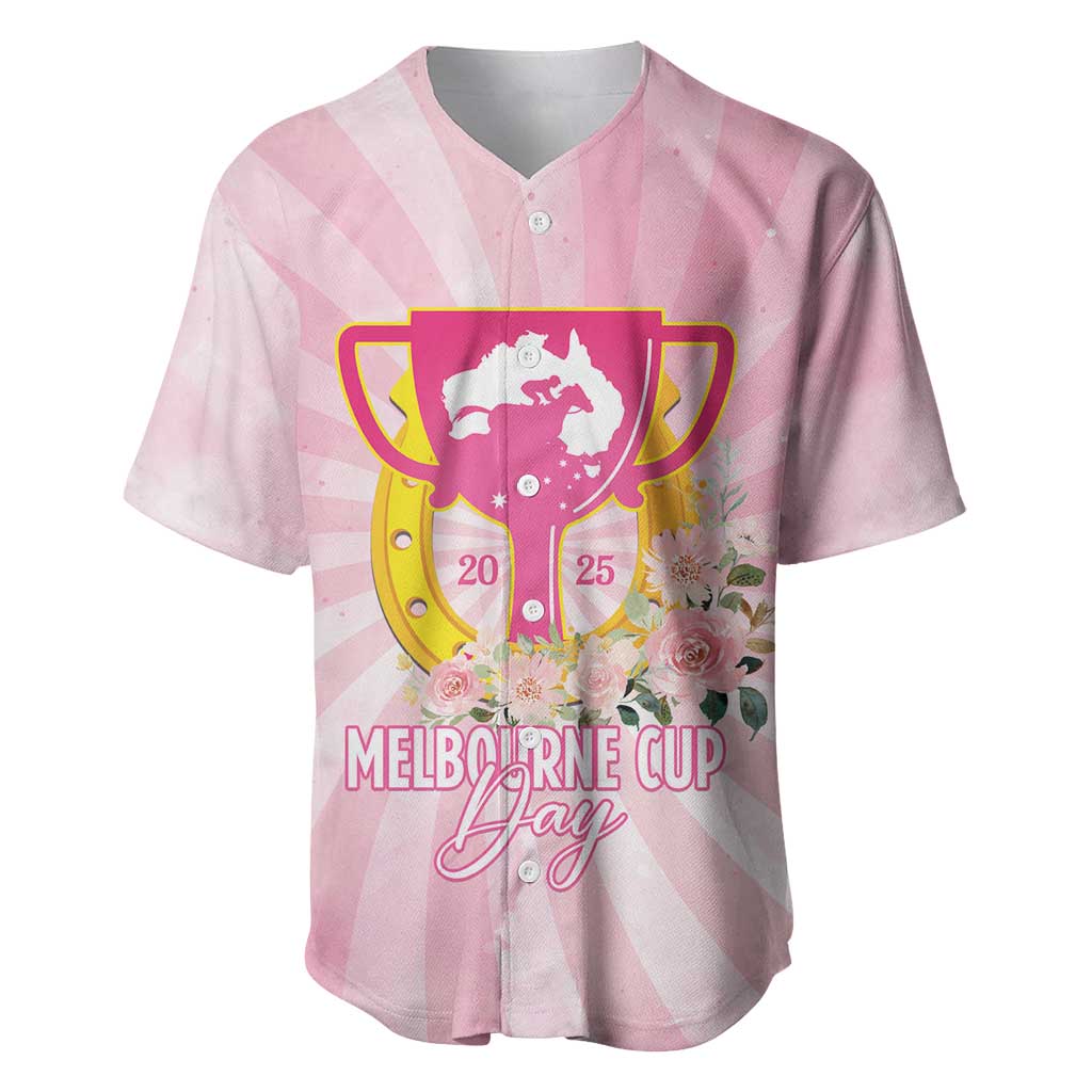 Australia Cup Melbourne Horse Racing Baseball Jersey 2025 Champion Trophy With Horseshoe - Wonder Print Shop