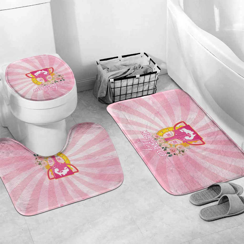 Australia Cup Melbourne Horse Racing Bathroom Set 2025 Champion Trophy With Horseshoe - Wonder Print Shop