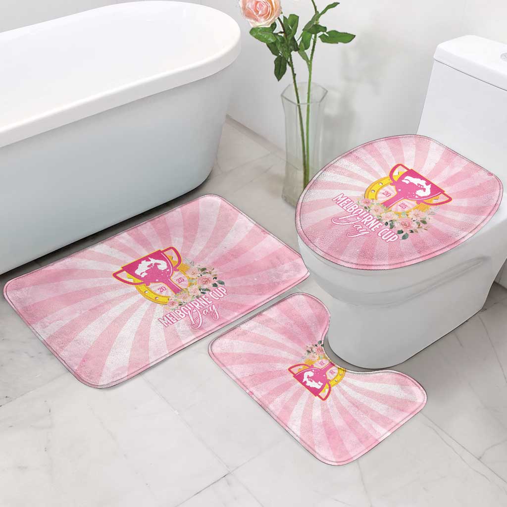Australia Cup Melbourne Horse Racing Bathroom Set 2025 Champion Trophy With Horseshoe - Wonder Print Shop