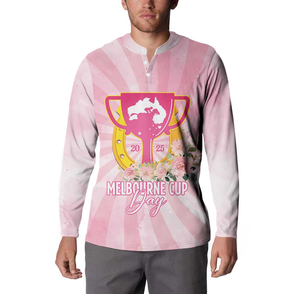 Australia Cup Melbourne Horse Racing Button Sweatshirt 2025 Champion Trophy With Horseshoe - Wonder Print Shop
